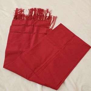 Garnet wrap w/ fringe